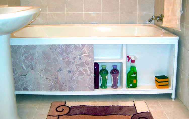 Экран под ванну своими руками из гипсокартона и плитки: пошаговые фото.