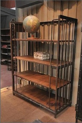 Loft-American-country-style-retro-industrial-metal-shelves-showcase-four-wood-bookcase-shelves.jpg