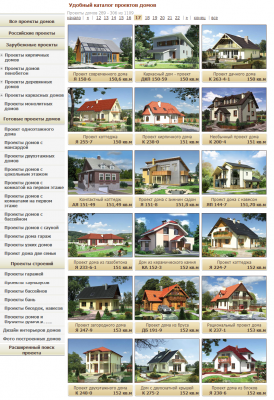 Проекты домов- коттеджей - иллюстрированный каталог проектов домов компании Парфенон.png