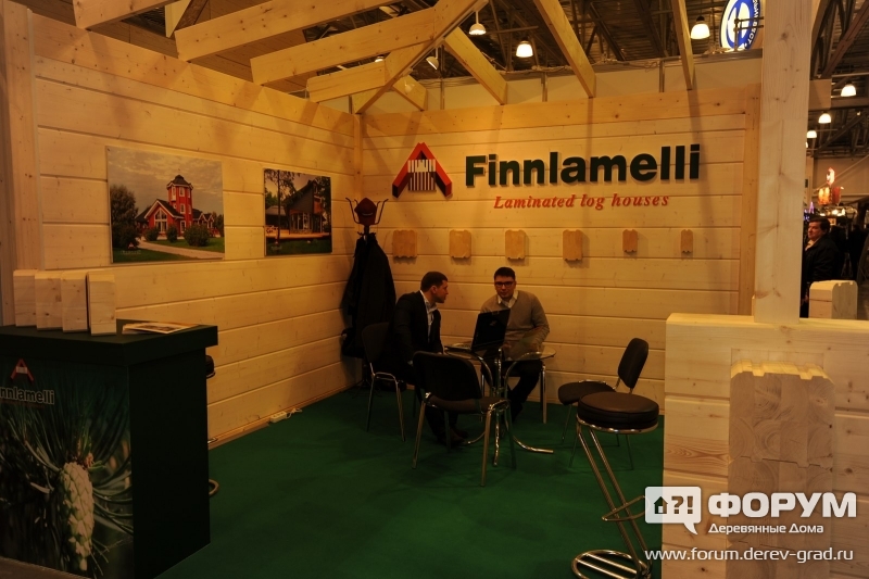 Выставочный стенд фирмы Финламели Finnlamelli