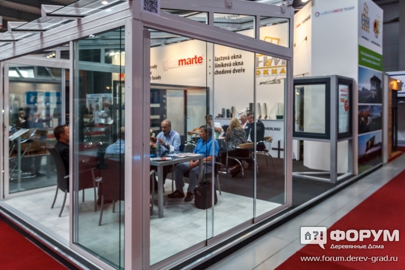 Стенд компании Glas Marte окна двери и террасы