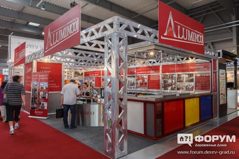 Стенд компании Alumincot - алюминиевые рамы и конструкции