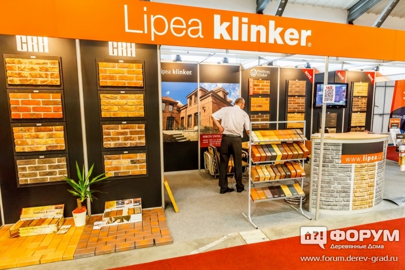 Стенд компании Lipea klinker - производство кирпичей
