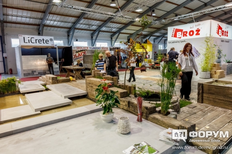 Стенд компании Broz beton  производство изделий и тротуарной плитки из бетона
