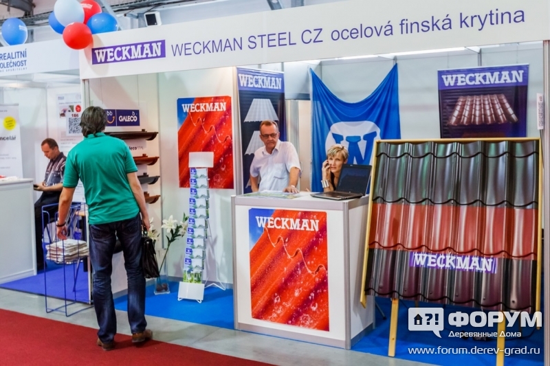 Стенд компании Weckman крыши