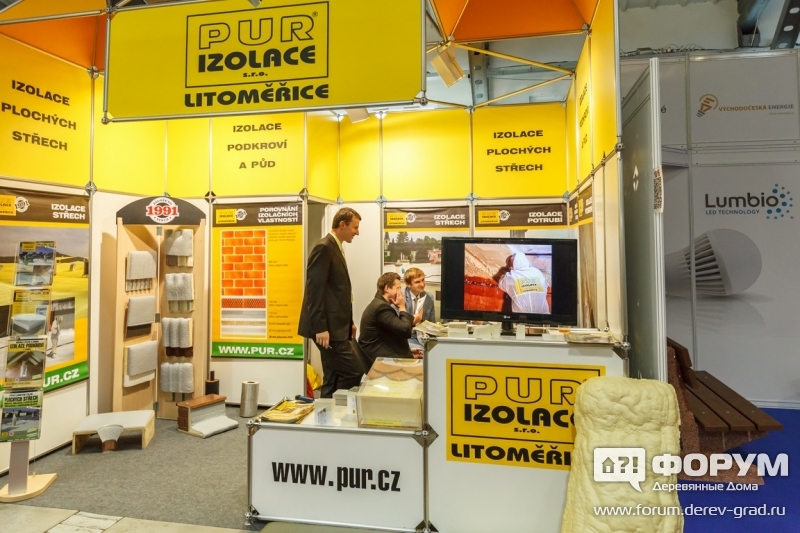 Стенд компании Pur Isolace - изоляция для зданий и строений