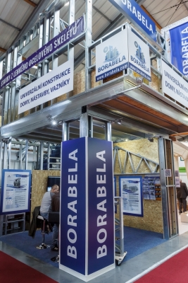 Стенд компании Borabela конструкции на основе стали