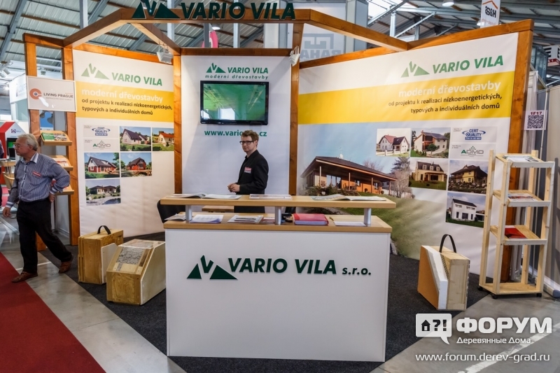 Стенд строительной компании Vario Vila