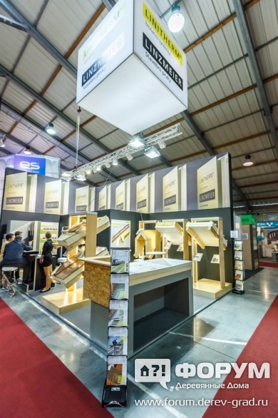 Стенд строительной компании Linitherm