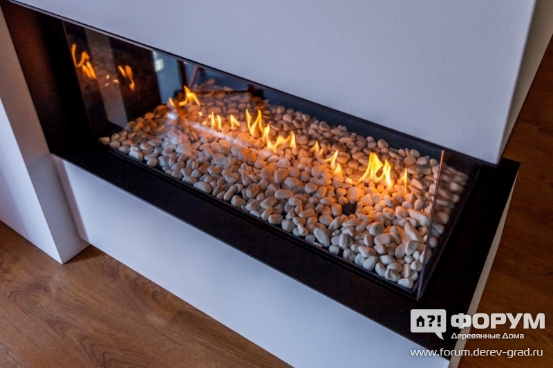 Дизайнерский газовый камин - HT Design