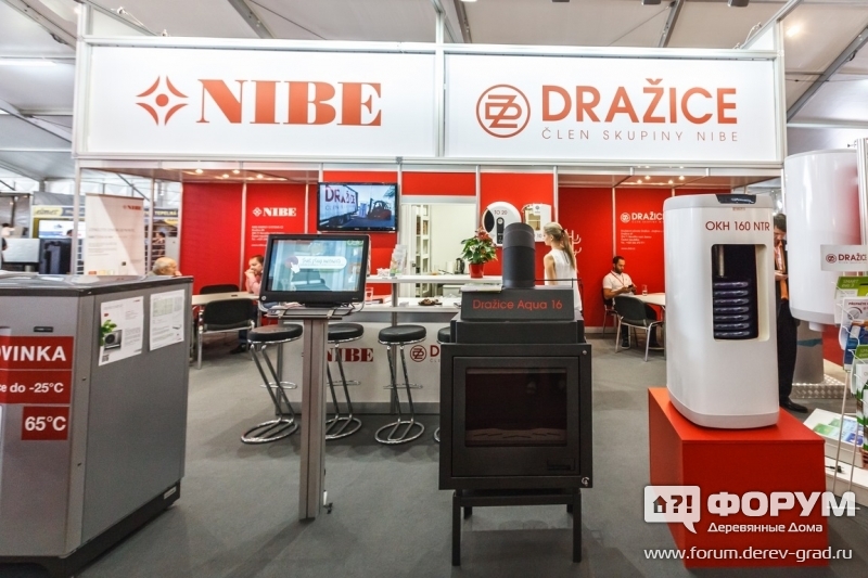 Стенд компаний Nibe и Drazice