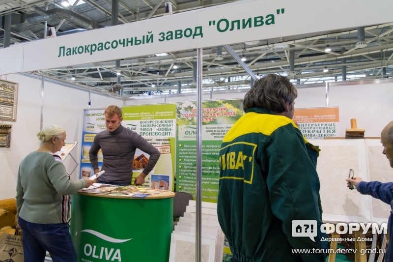 Стенд лакокрасочного завода "Олива"