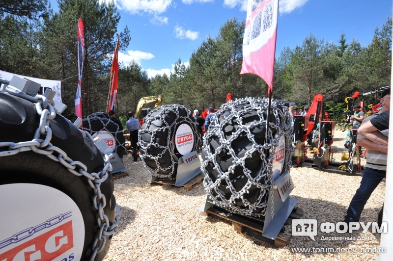 Цепи противоскольжения на колесную технику
