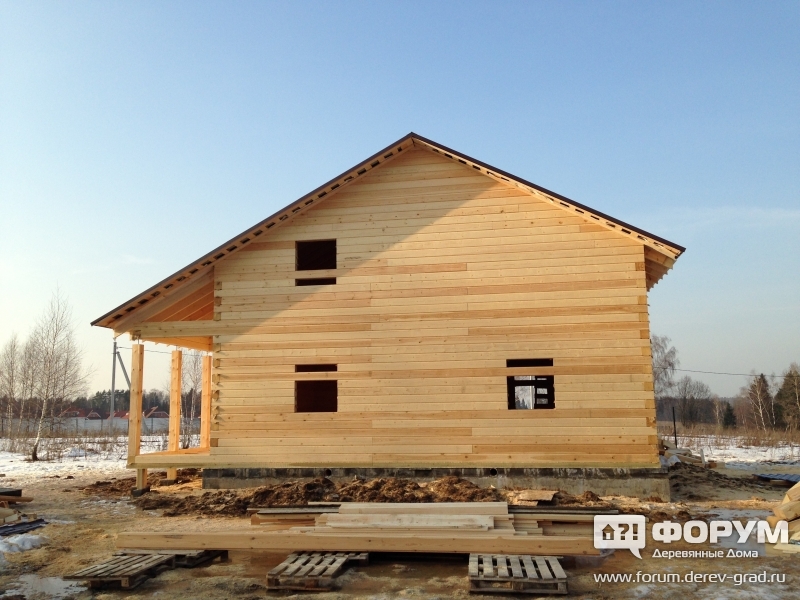 Качество сборки бруса от BestHouse
