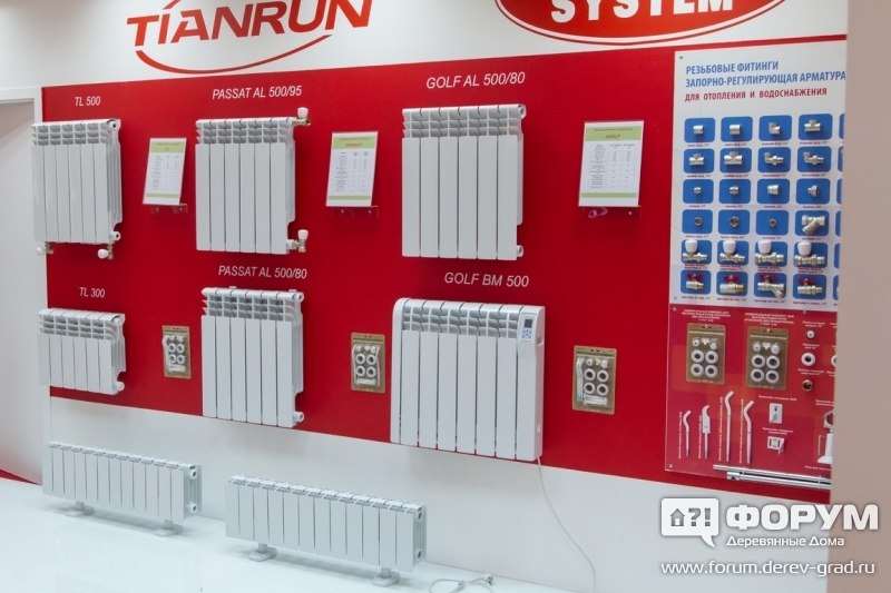 Образцы на стенде компании Tianrun
