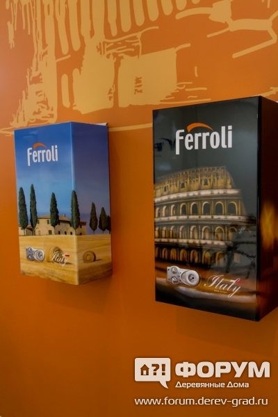 Образцы на Стенде Ferroli