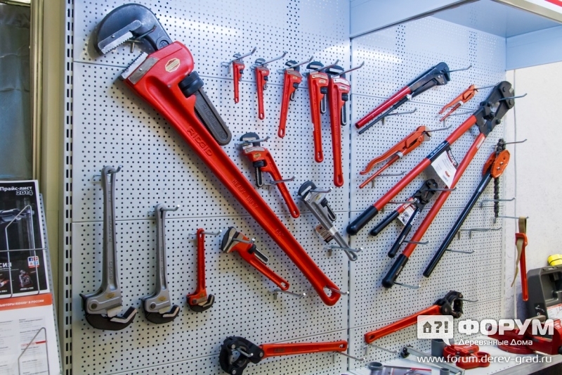 Образцы на Стенде Ridgid