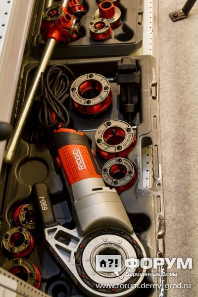 Образцы на Стенде Ridgid