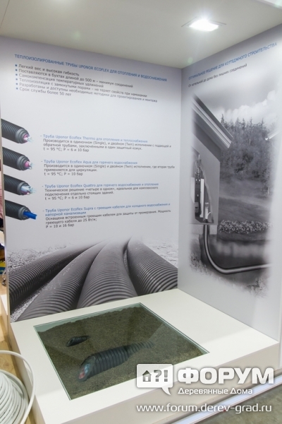 Теплоизолированные трубы Uponor Ecoflex