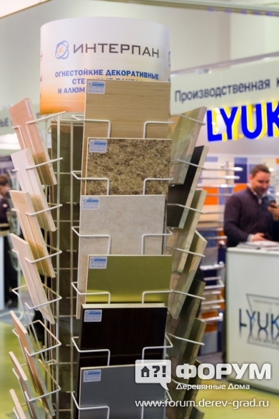Образцы на стенде ИНТЕРПАН