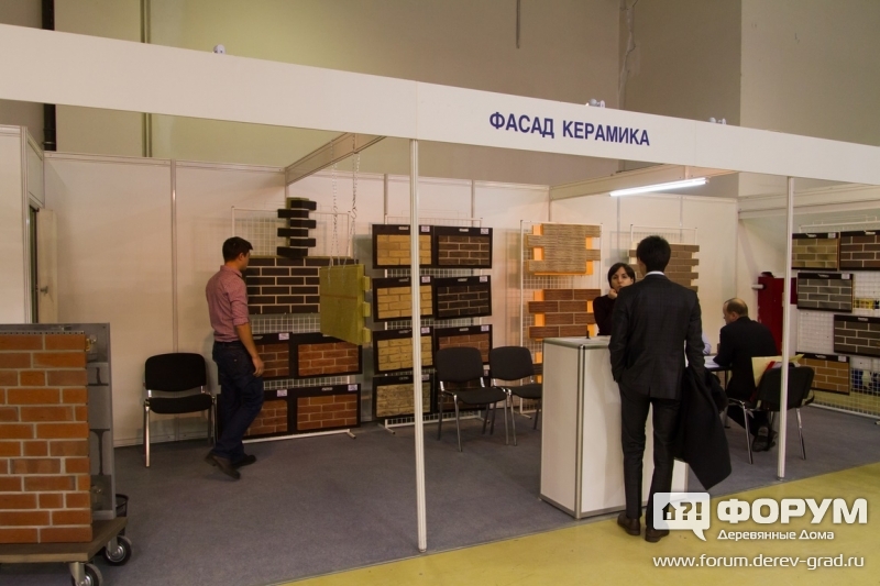 Стенд компании Фасад керамика