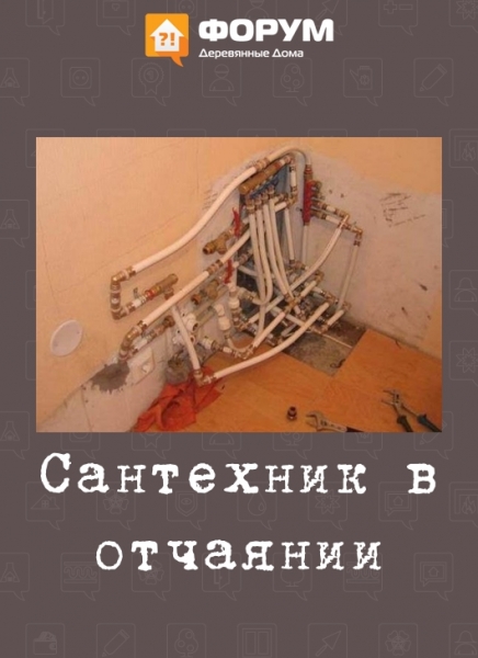 Сантехник в отчаянье