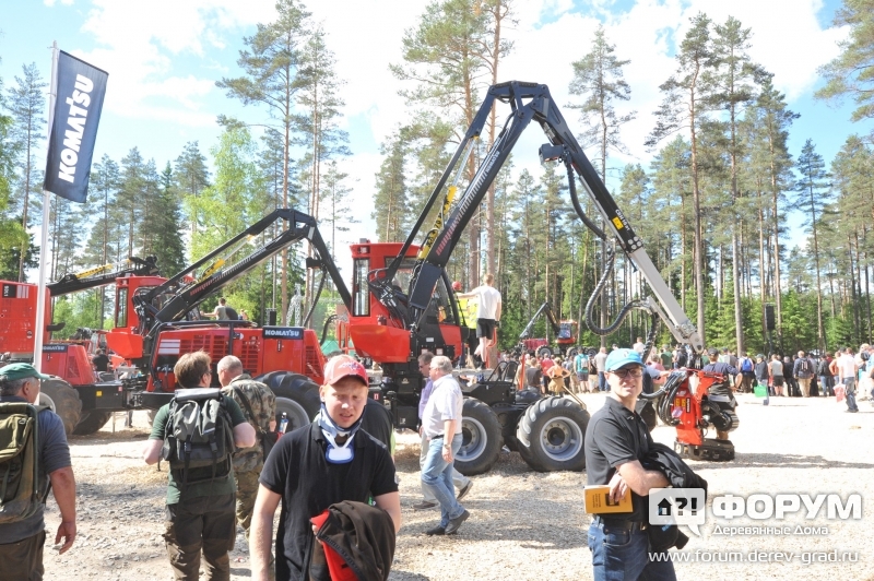 Харвестеры Коматцу (Komatsu)