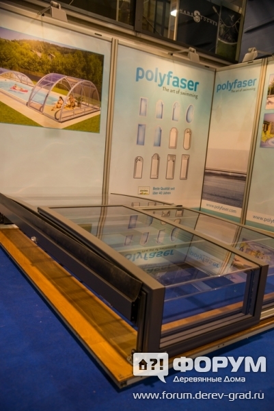 Бассейны и стеклянные крыши компании Полифаза (Polyfaser)