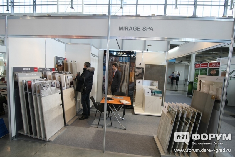 Mirage SPA. Стенд компании