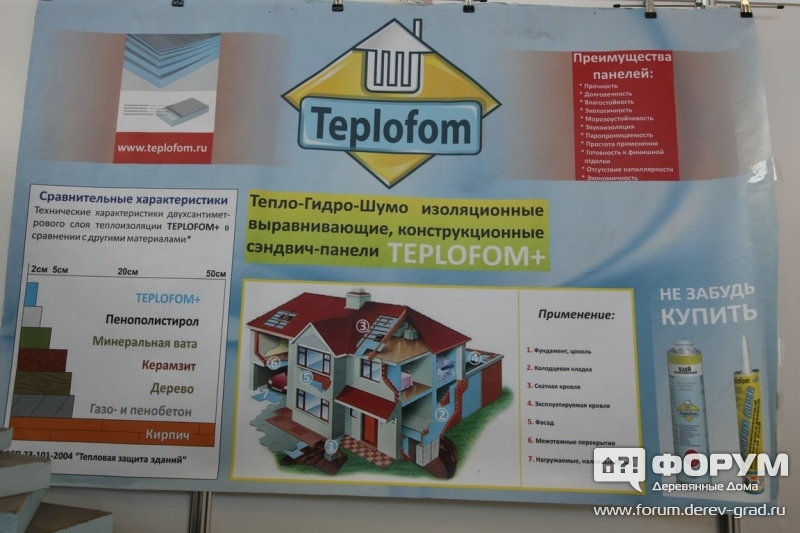 Teplofom рекламный стенд