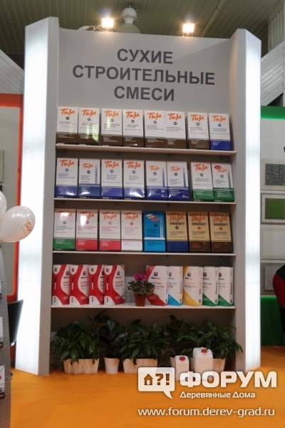 Фото сухих строительных смесей ТИМ
