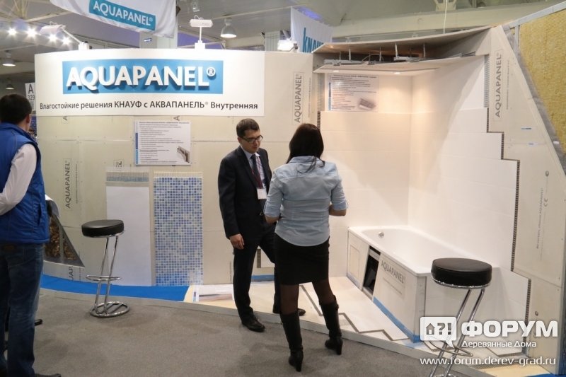 Фото аквапанели KNAUF AQUAPANEL
