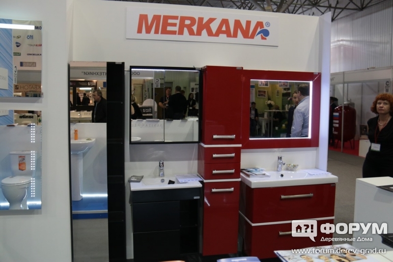 Фото мебели для ванной комнаты MERKANA