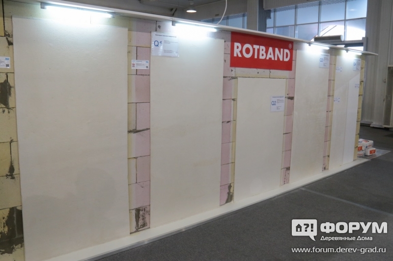 Фото штукатурки ROTBAND