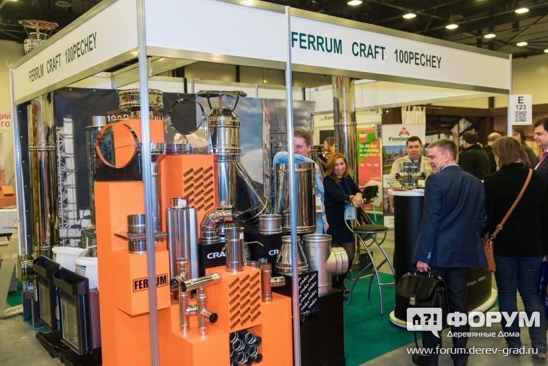 Системы одностенных дымоходов ФЕРРУМ КРАФТ 100ПЕЧЕЙ (FERRUM CRAFT 100PECHEY)