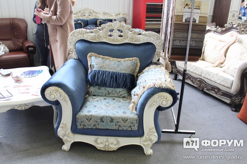 Эксклюзивное кресло для гостинной VIP-TEXTIL