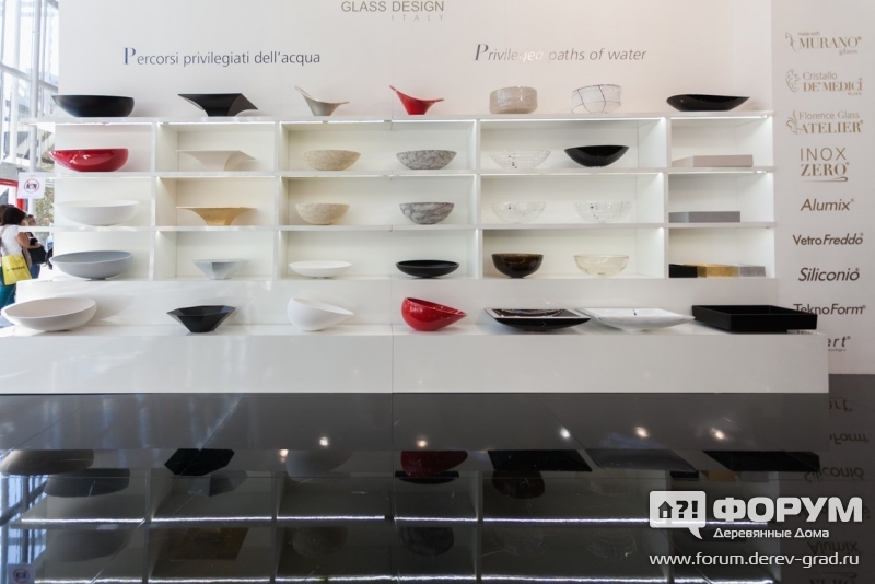 Керамические раковины (стенд Glass Design)