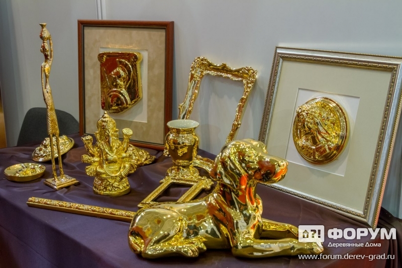 Предметы золотого интерьера О Голд (Awe Gold)