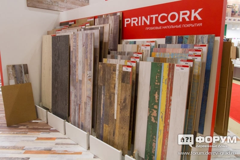 Пробковые напольные покрытия Принткорк (Printcork)