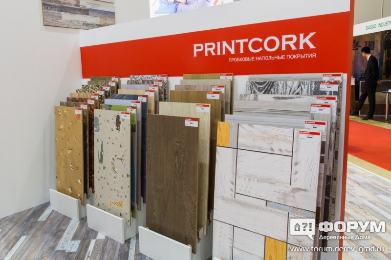 Пробковые напольные покрытия Принткорк (Printcork)
