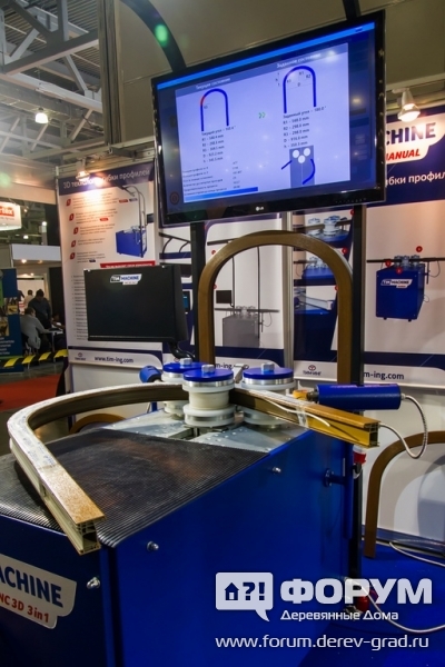 Станок для гибки профилей CNC 3D 3in1