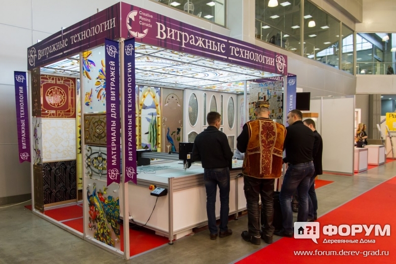 Красивые витражы компании Витражные технологии