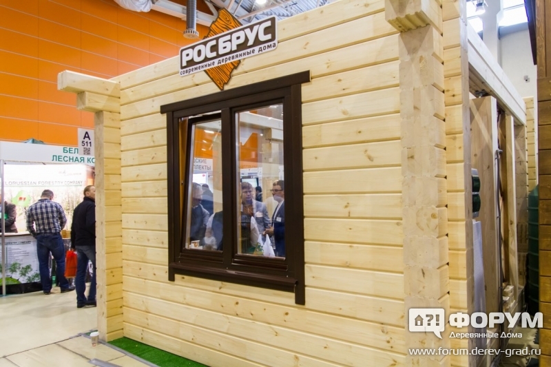 Современные деревянные дома от "Росбрус"
