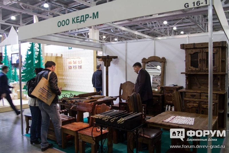 Состаренная мебель шале "Кедр-М"