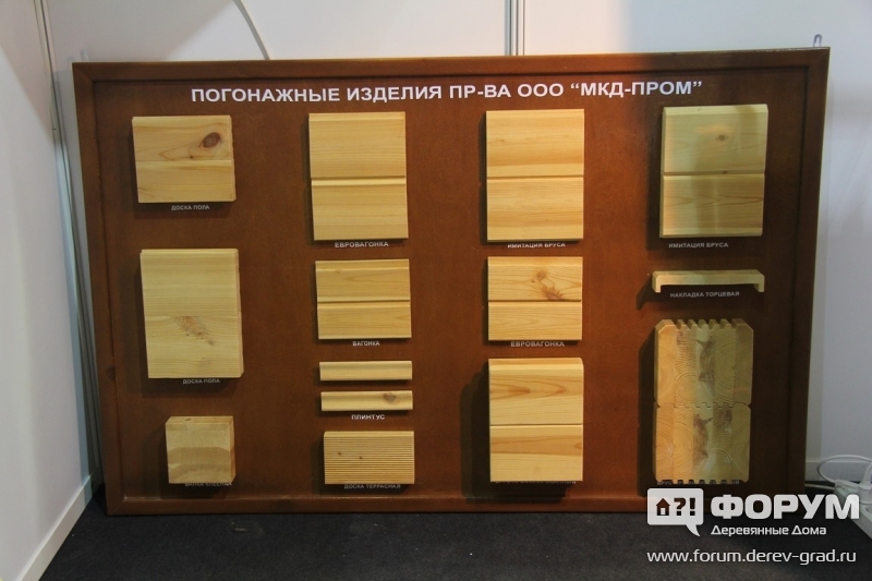 Погонажные изделия пр-ва ООО «МКД – ПРОМ»