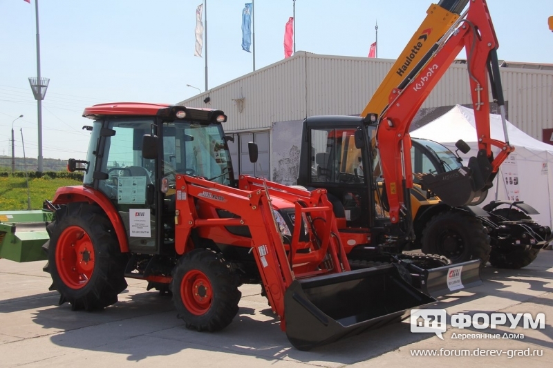 Экскаватор «Кубота» («Kubota») и Трактор «КИОТИ» («KIOTI») компании «Агат»
