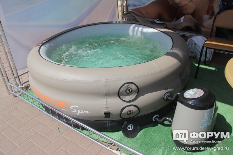 Надувной гидромассажный SPA бассейн торгово-сервисной группы «Бассейноff»