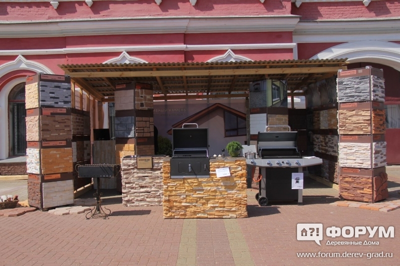 Образцы декоративного камня компании «Камни-НН»
