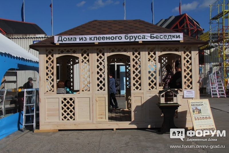 Образец беседки Заволжского деревообрабатывающего завода