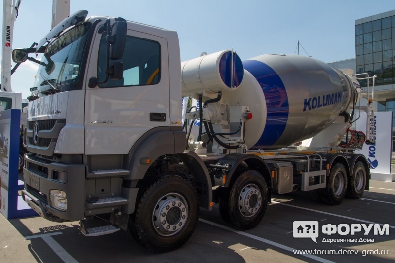 Автобетоносмеситель КСМ-10 компании Колуман (Koluman)